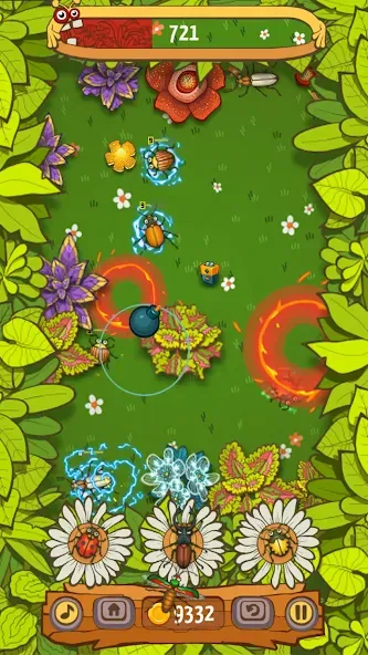 The Bugs [МОД: Много монет, Открытые уровни и Мега MOD] Screenshot 2