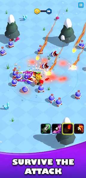 Idle Warrior Defence RPG (Айдл Вариор Дефенс РПГ) [МОД: Много денег, Монет и Все открыто] Screenshot 2