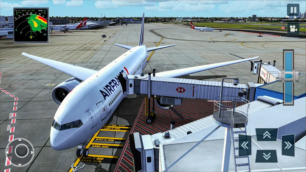 Real Plane Flying Simulator [МОД: Много денег, Монет и Все открыто] Screenshot 3
