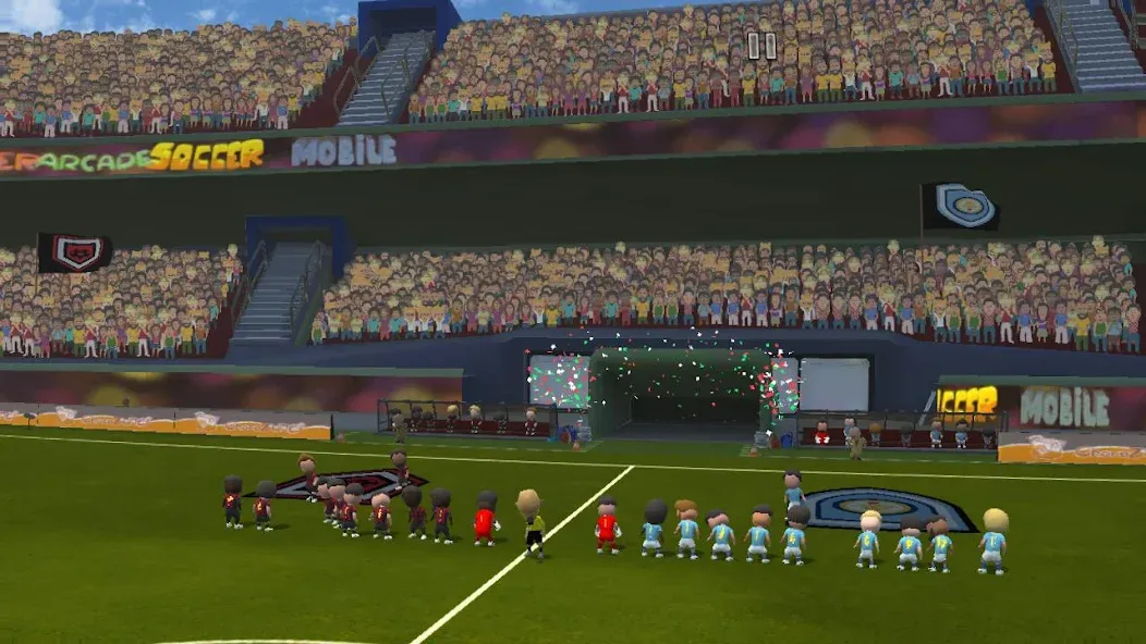 Super Arcade Soccer Mobile (упер Аркадный Футбол Мобильный) [МОД: Много денег, Монет и Все открыто] Screenshot 3