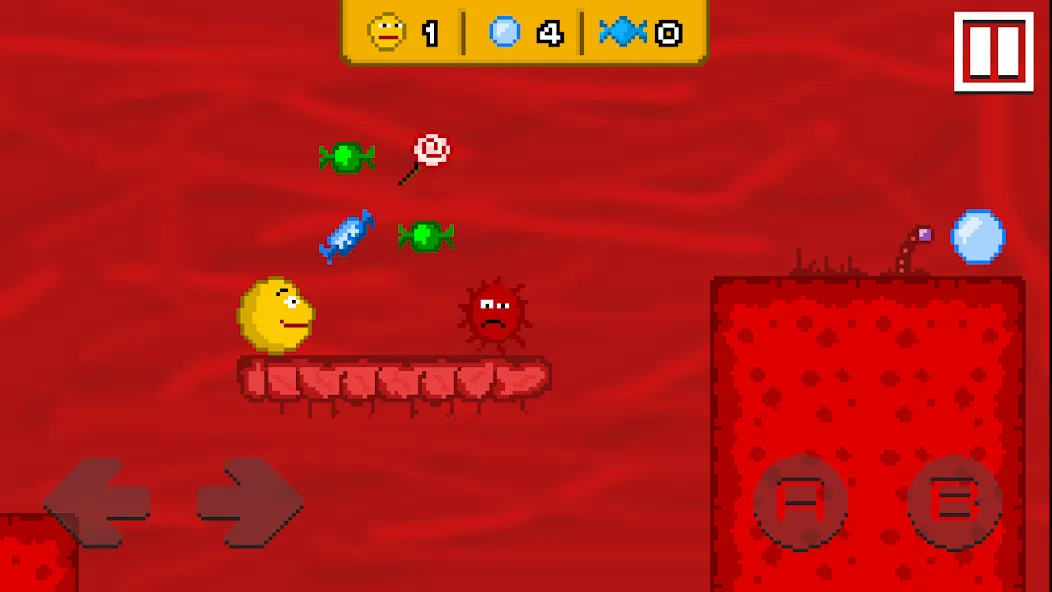 Kolobok Adventures inside Fox [МОД: Деньги, Монеты и Меню MOD] Screenshot 4