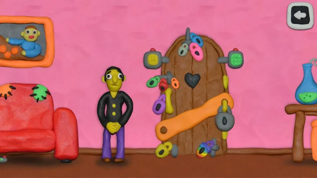 12 LOCKS: Plasticine room [МОД: Много денег, Монет и Все открыто] Screenshot 2