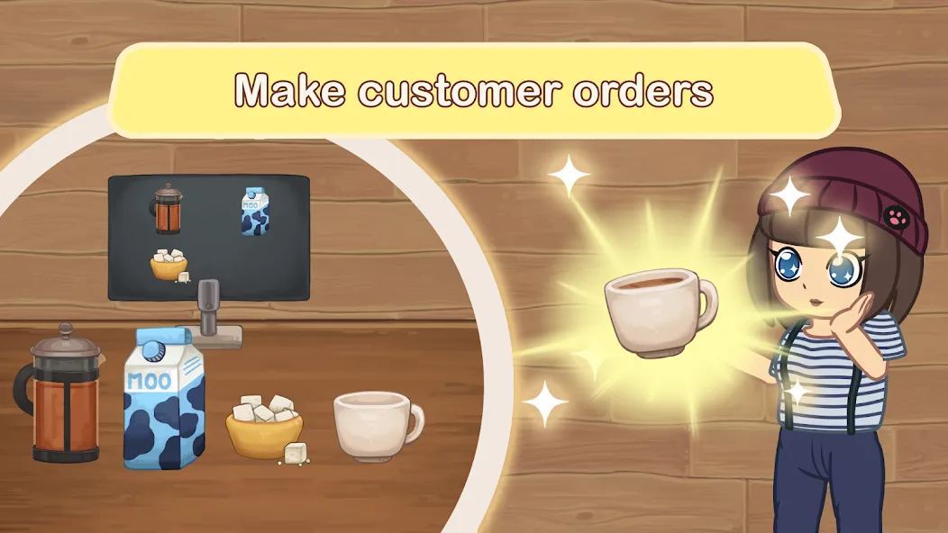 Furistas Cat Cafe (Фуристас) [МОД: Деньги, Монеты и Меню MOD] Screenshot 5