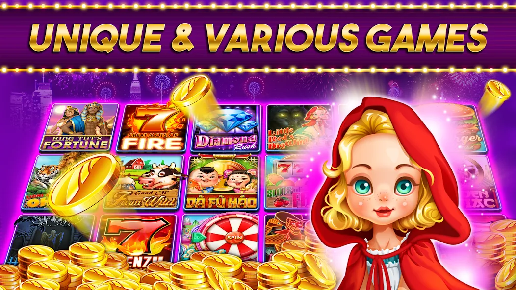 Casino Frenzy — Slot Machines (Казино Френзи) [MOD: Все разблокировано] - Скриншот 3