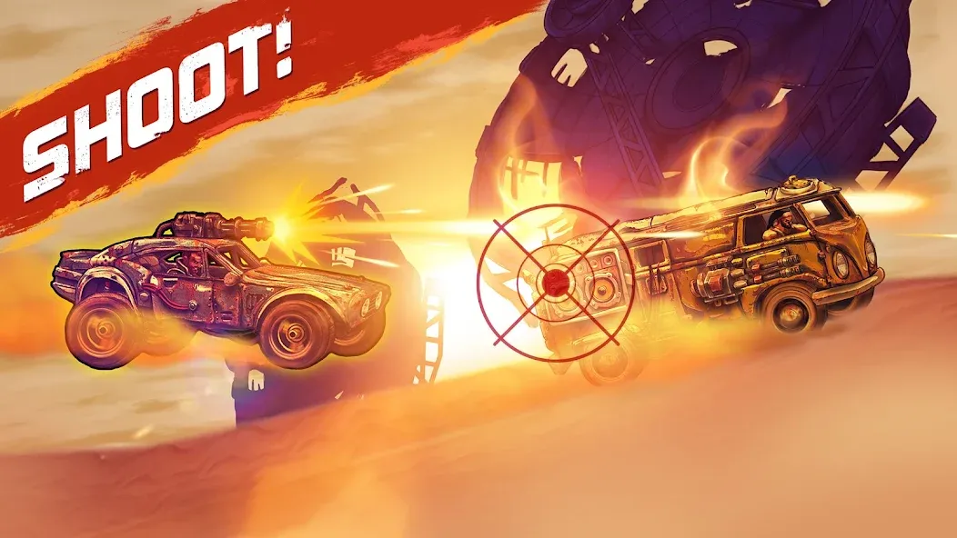 Road Warrior: Nitro Car Battle (Роуд Ворриор Нитро) [МОД: Много денег, Монет и Все открыто] Screenshot 3