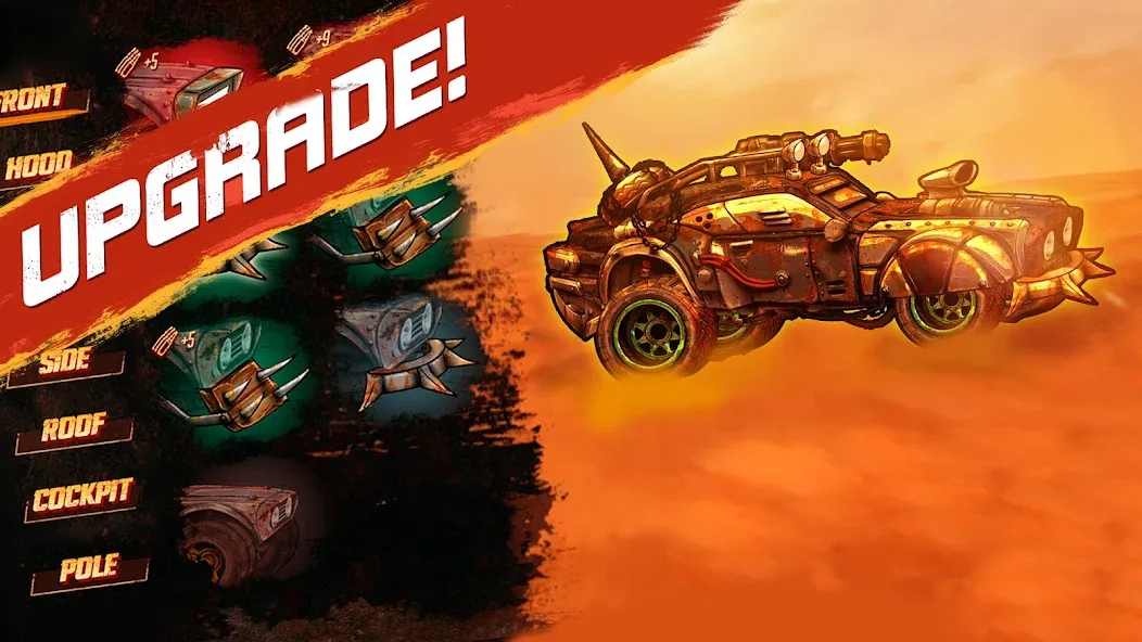 Road Warrior: Nitro Car Battle (Роуд Ворриор Нитро) [МОД: Много денег, Монет и Все открыто] Screenshot 5