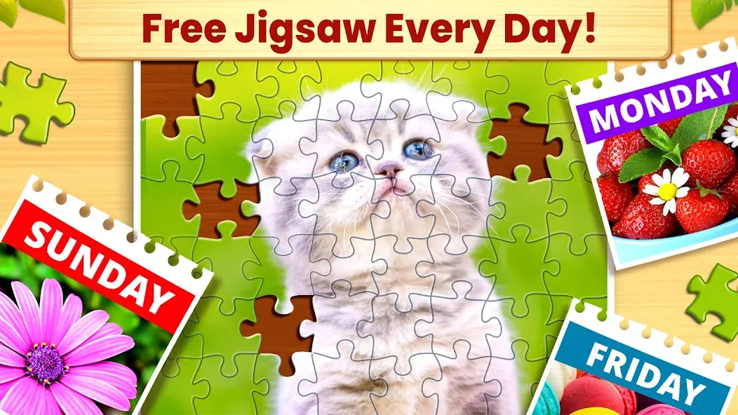 Jigsaw Puzzles: Picture Puzzle [МОД: Много денег, Монет и Все открыто] Screenshot 3