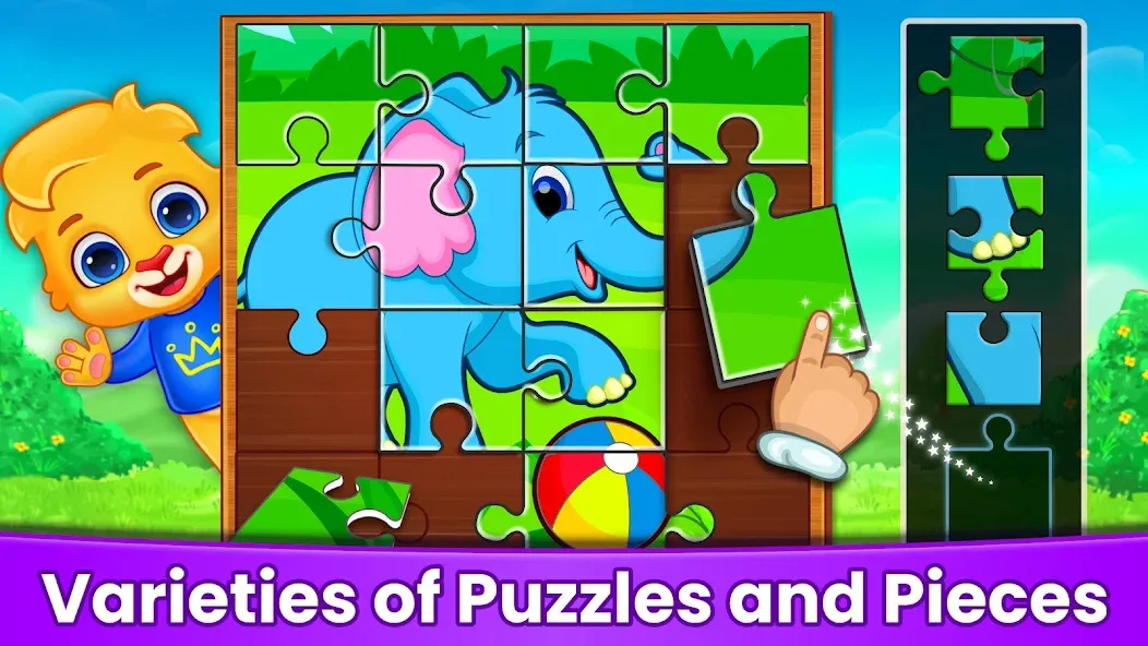 Puzzle Kids: Jigsaw Puzzles [МОД: Бесконечные деньги, Монеты и Мега MOD] Screenshot 2