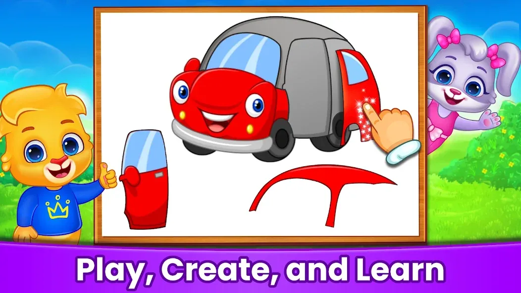 Puzzle Kids: Jigsaw Puzzles [МОД: Бесконечные деньги, Монеты и Мега MOD] Screenshot 3