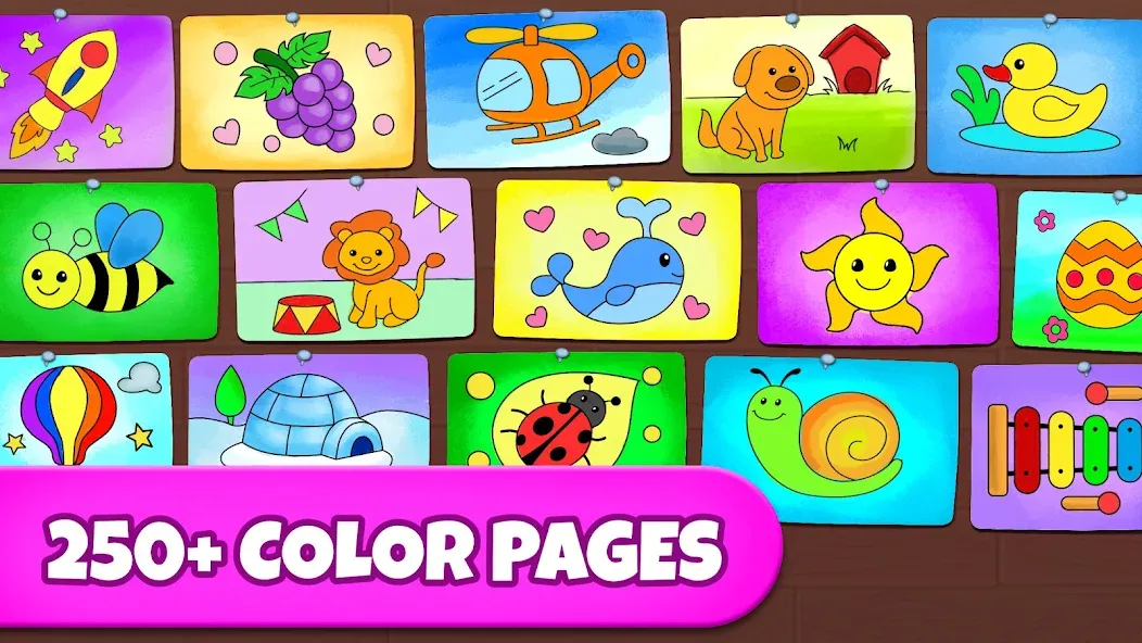 Coloring Games: Color & Paint [МОД: Много денег, Монет и Все открыто] Screenshot 4