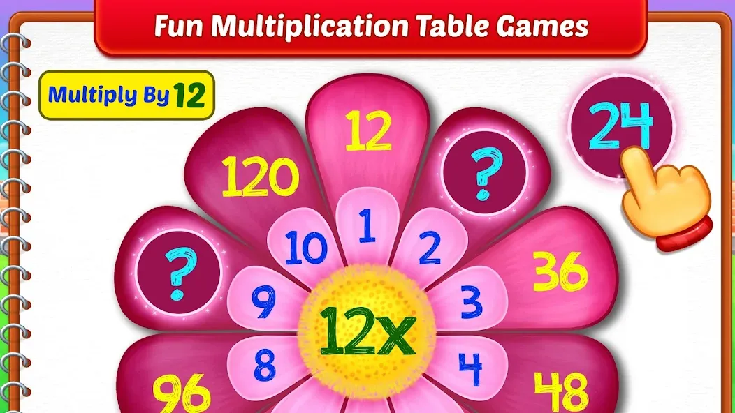 Kids Multiplication Math Games [МОД: Бесконечные деньги, Монеты и Мега MOD] Screenshot 4