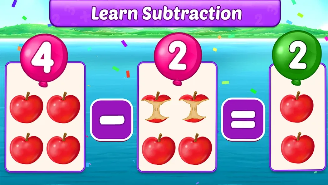 Math Kids: Math Games For Kids [МОД: Меню, Бесконечные монеты и Открытые уровни] Screenshot 2