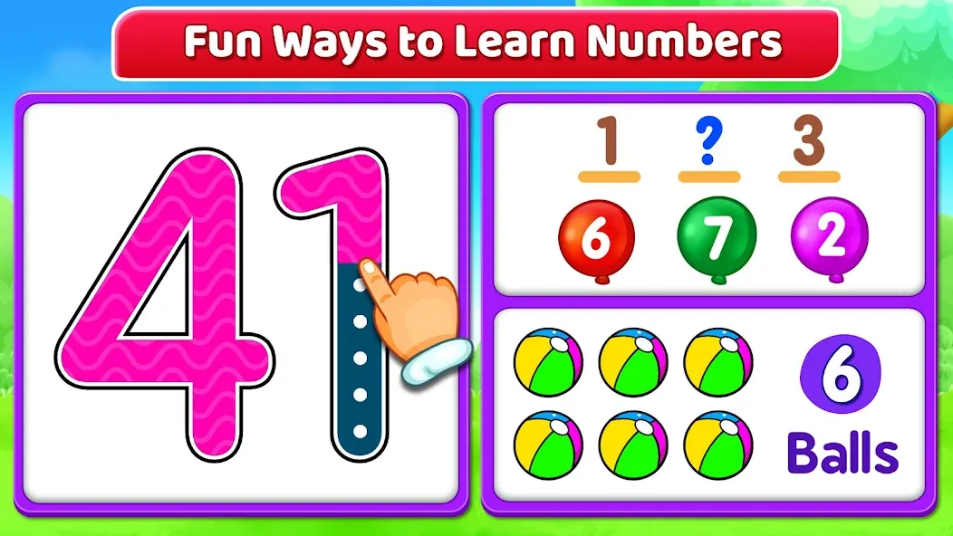 123 Numbers - Count & Tracing [МОД: Все открыто, Дополнительные деньги и Меню MOD] Screenshot 2
