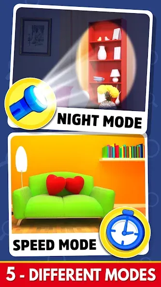 Find The Differences - Spot it [МОД: Бесконечные деньги, Монеты и Мега MOD] Screenshot 5