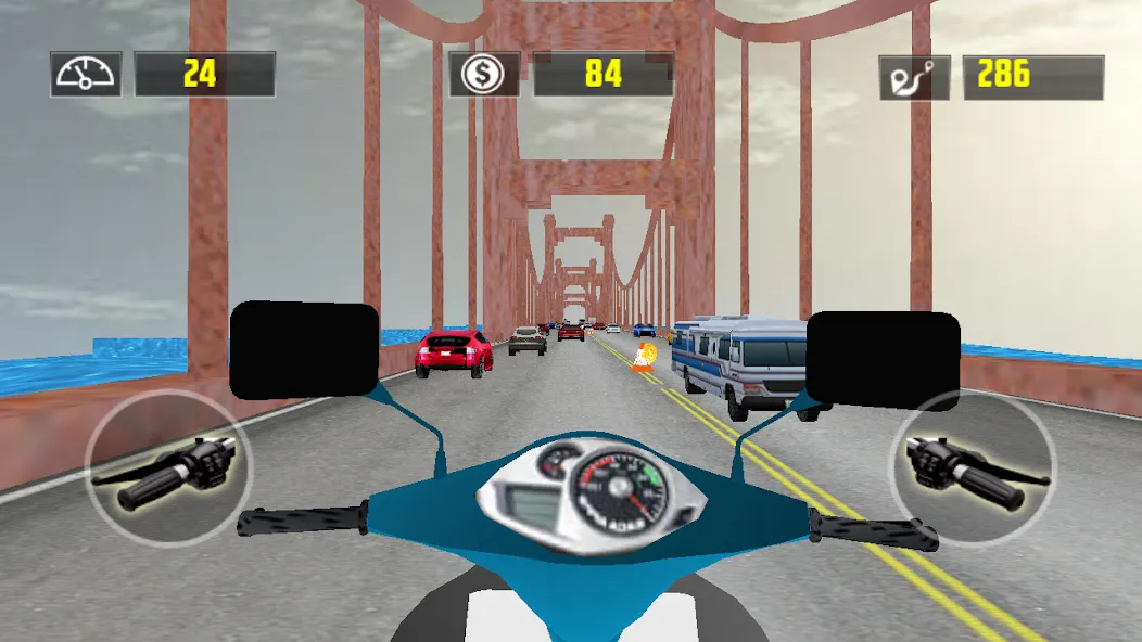 Traffic Rider+ [МОД: Много монет, Открытые уровни и Мега MOD] Screenshot 3