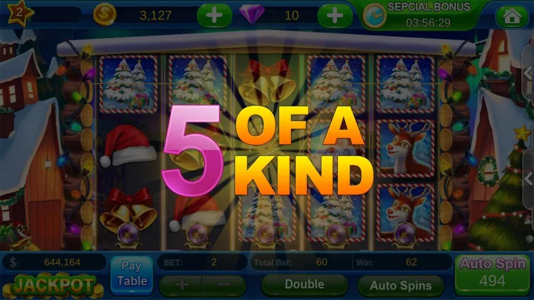 Offline Vegas Casino Slots (Офлайн Вегас Казино Слоты) [МОД: Деньги, Монеты и Меню MOD] Screenshot 3