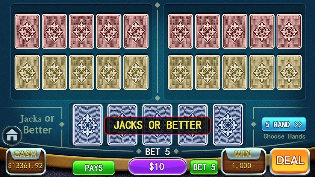 Video Poker Games - Multi Hand (Видео покер игры) [МОД: Много денег, Монет и Все открыто] Screenshot 4