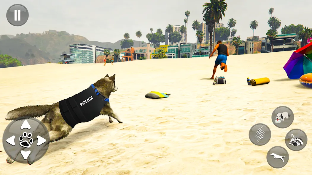 Toby Police Dog Sim: Dogs Game [МОД: Бесконечные деньги, Монеты и Мега MOD] Screenshot 4
