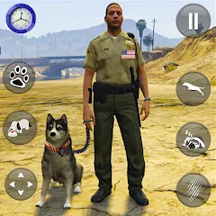 Скачать Toby Police Dog Sim: Dogs Game [МОД: Бесконечные деньги, Монеты и Мега MOD] | Взлом Toby Police Dog Sim: Dogs Game на Андроид