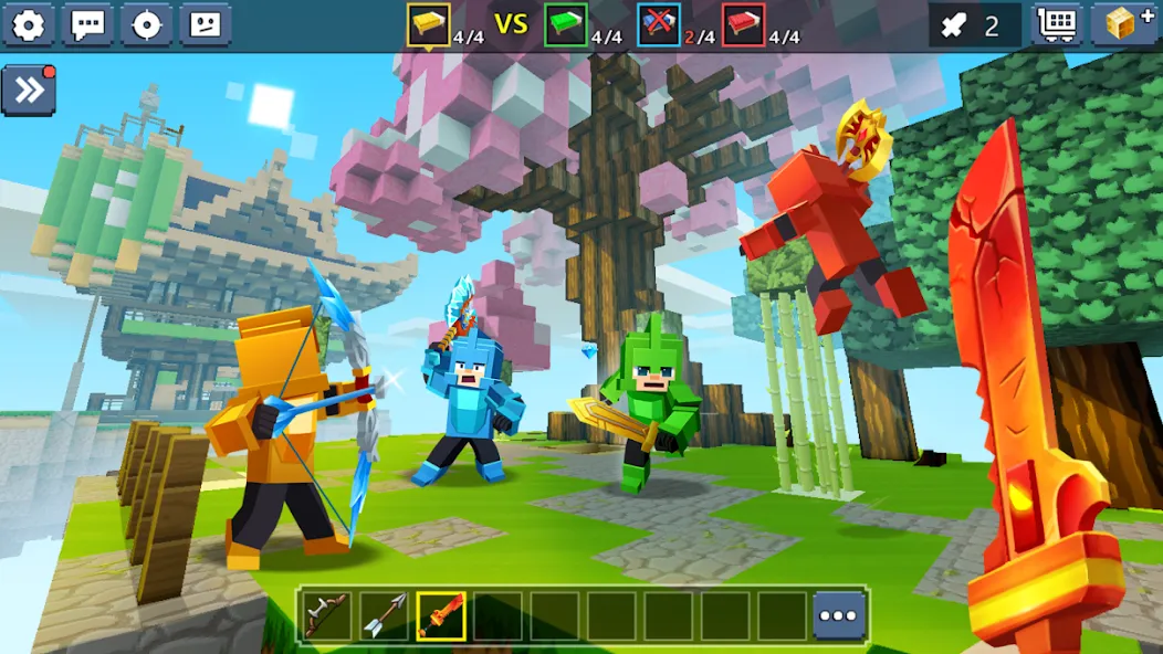 Bed Wars Lite (Бед Варс) [МОД: Все открыто, Дополнительные деньги и Меню MOD] Screenshot 4