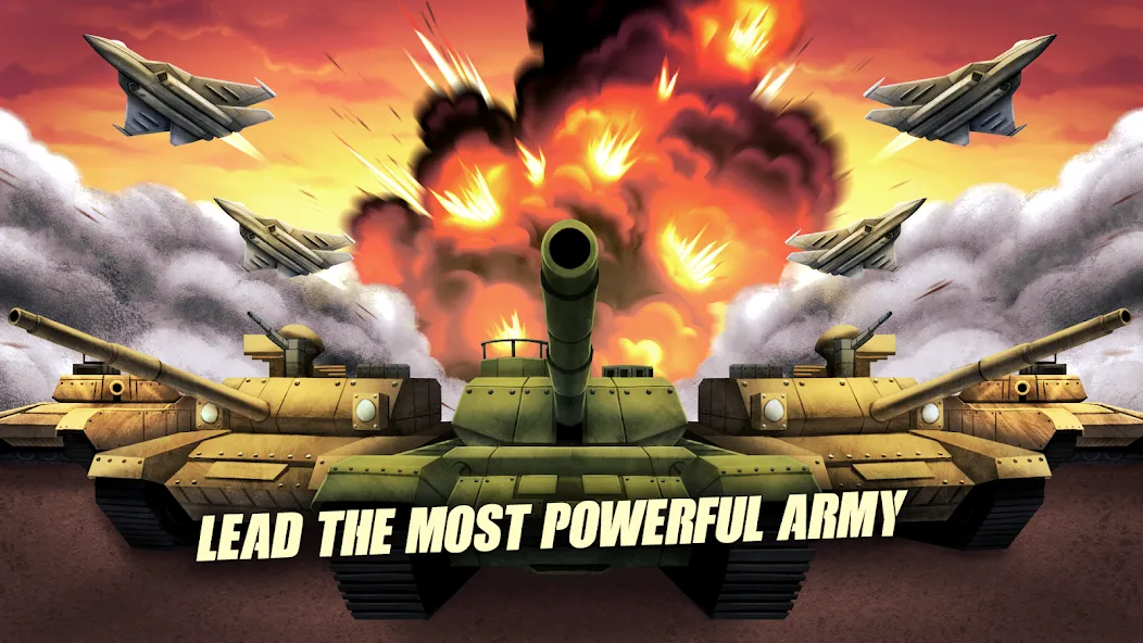 Risk of War - Wartime Glory [МОД: Меню, Бесконечные монеты и Открытые уровни] Screenshot 1