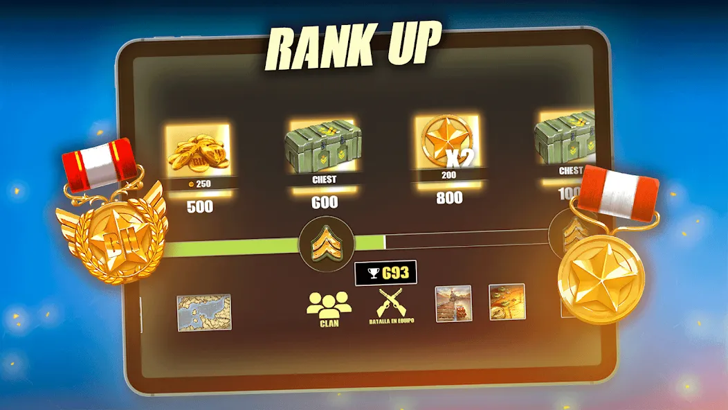 Risk of War - Wartime Glory [МОД: Меню, Бесконечные монеты и Открытые уровни] Screenshot 5