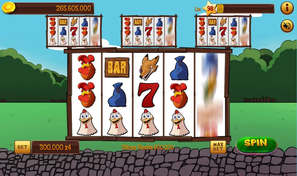 Slot Gallina 4 (Слот Галлина 4) [МОД: Все открыто, Дополнительные деньги и Меню MOD] Screenshot 3