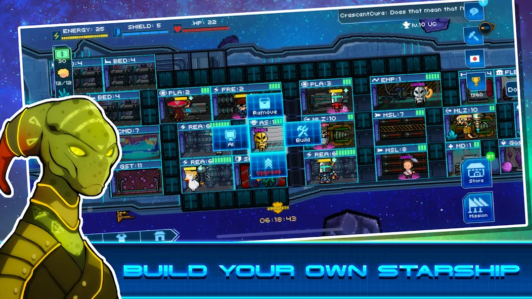 Pixel Starships™ (Пиксель Звездные Корабли) [МОД: Много монет, Открытые уровни и Мега MOD] Screenshot 1