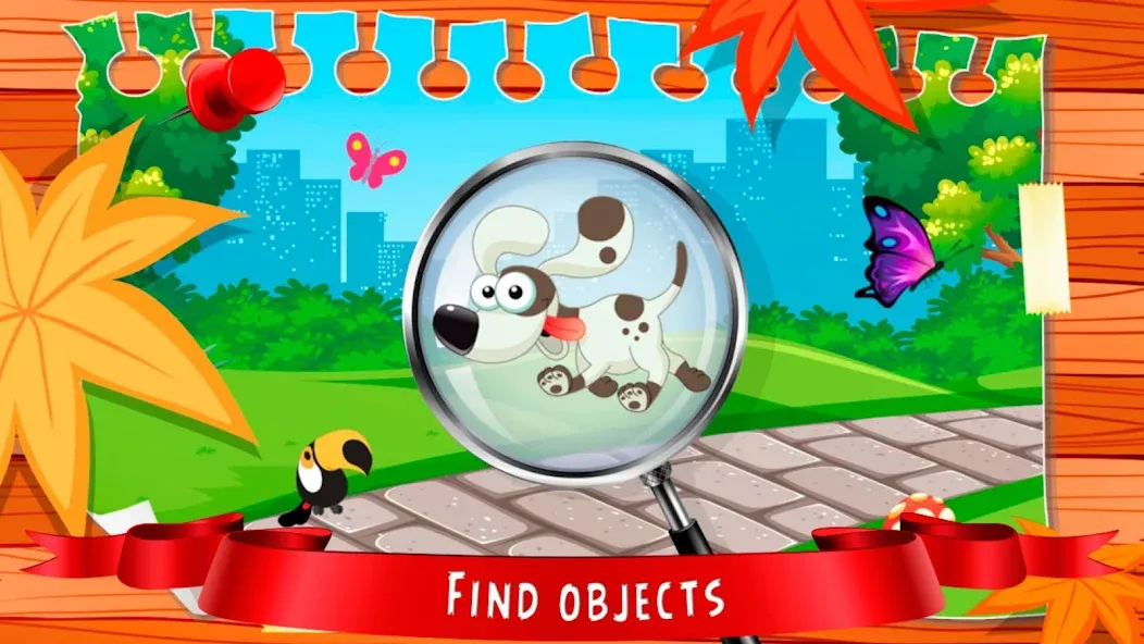 Hidden Object games for kids [МОД: Меню, Бесконечные монеты и Открытые уровни] Screenshot 1