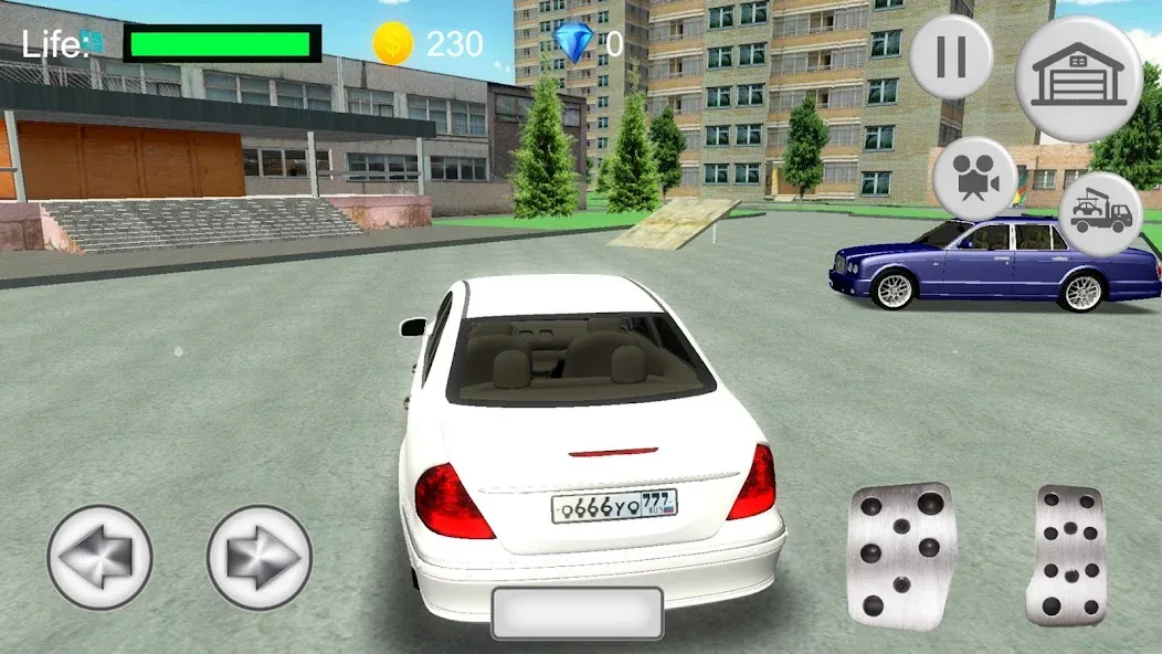 Игра машины в городе [МОД: Все открыто, Дополнительные деньги и Меню MOD] Screenshot 2
