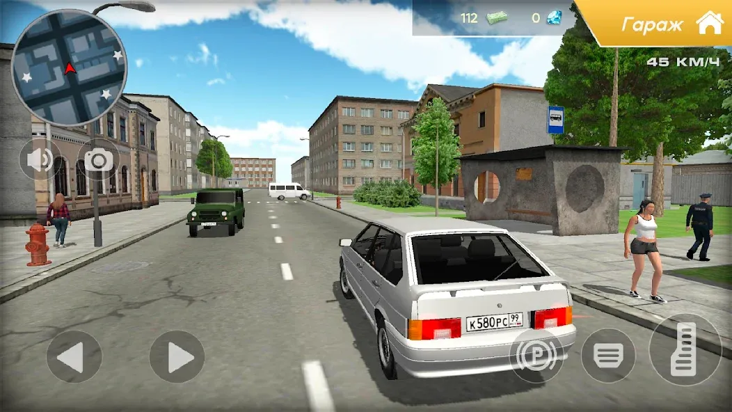 Lada 2114 Car Simulator [МОД: Меню, Бесконечные монеты и Открытые уровни] Screenshot 4