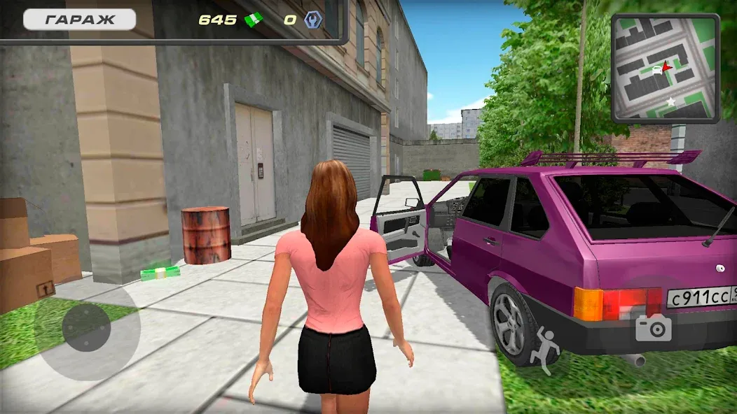 Lada 2109 Russian Car Driver [МОД: Много денег, Монет и Все открыто] Screenshot 1