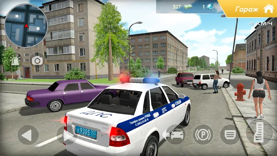 Приорик ДПС: Русская Полиция [МОД: Много денег, Монет и Все открыто] Screenshot 1
