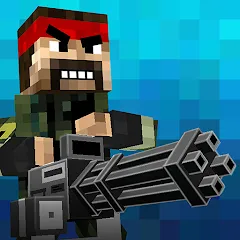 Скачать Pixel Fury Classic FPS Shooter (Пиксельная Ярость Классический ФПС Стрелок) [МОД: Меню, Бесконечные монеты и Открытые уровни] | Взлом Pixel Fury Classic FPS Shooter на Андроид