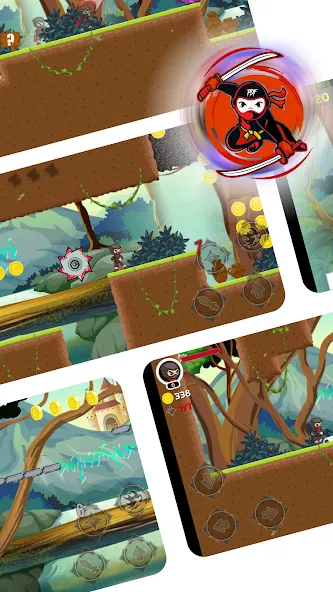 Ninja Jumper - Hero PDF (Ниндзя Джампер) [МОД: Бесконечные деньги, Монеты и Мега MOD] Screenshot 4