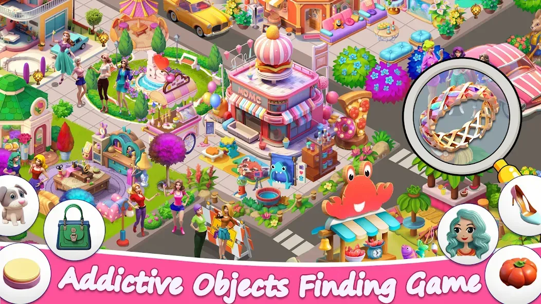 Find It Hidden Objects Games (Скавенджер Хант) [МОД: Меню, Бесконечные монеты и Открытые уровни] Screenshot 4