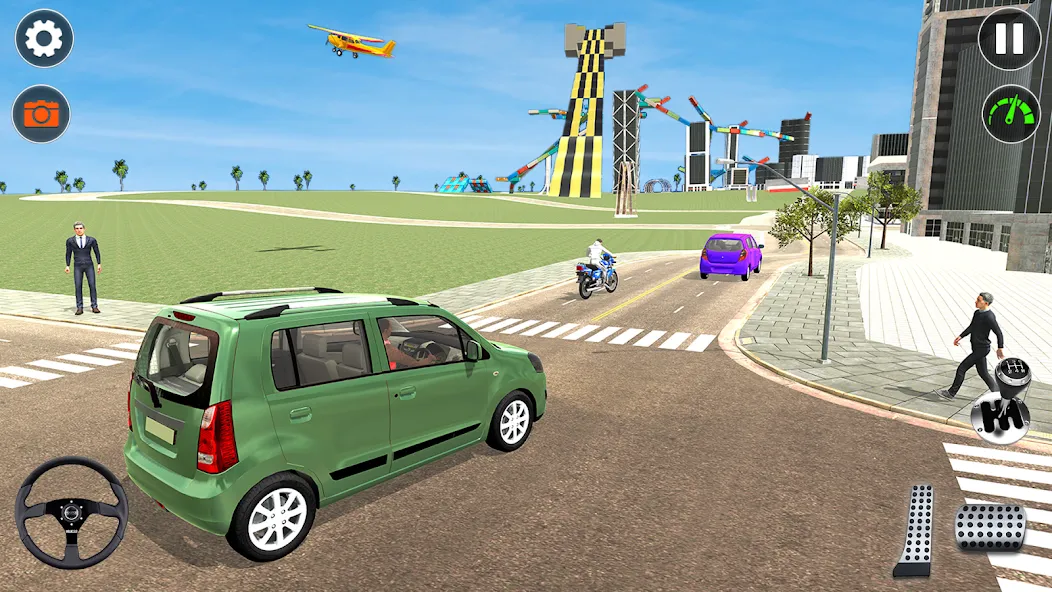 Indian Car Simulator: Car Game (Индийский автомобильный симулятор) [МОД: Много денег, Монет и Все открыто] Screenshot 3