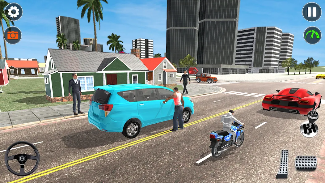 Indian Car Simulator: Car Game (Индийский автомобильный симулятор) [МОД: Много денег, Монет и Все открыто] Screenshot 5