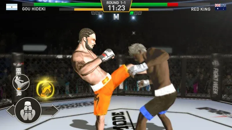 Fighting Star [МОД: Все открыто, Дополнительные деньги и Меню MOD] Screenshot 2