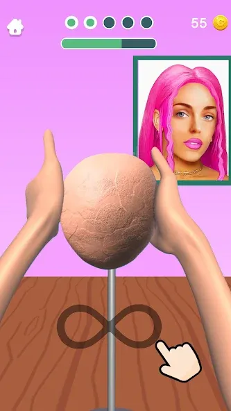 Sculpt People [МОД: Меню, Бесконечные монеты и Открытые уровни] Screenshot 2