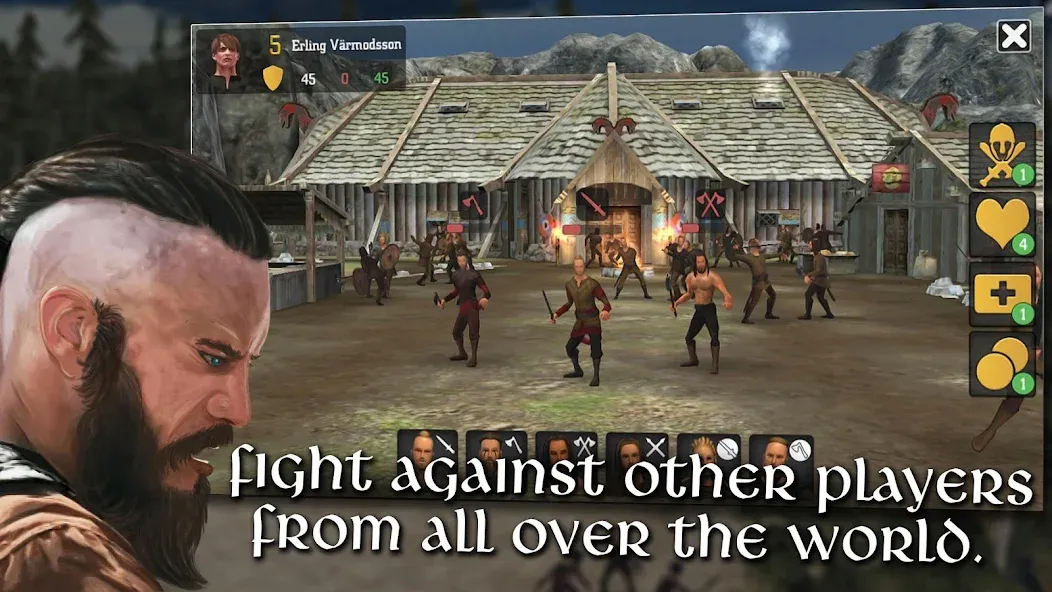 Vikings at War (Викинги в войне) [МОД: Много монет, Открытые уровни и Мега MOD] Screenshot 2