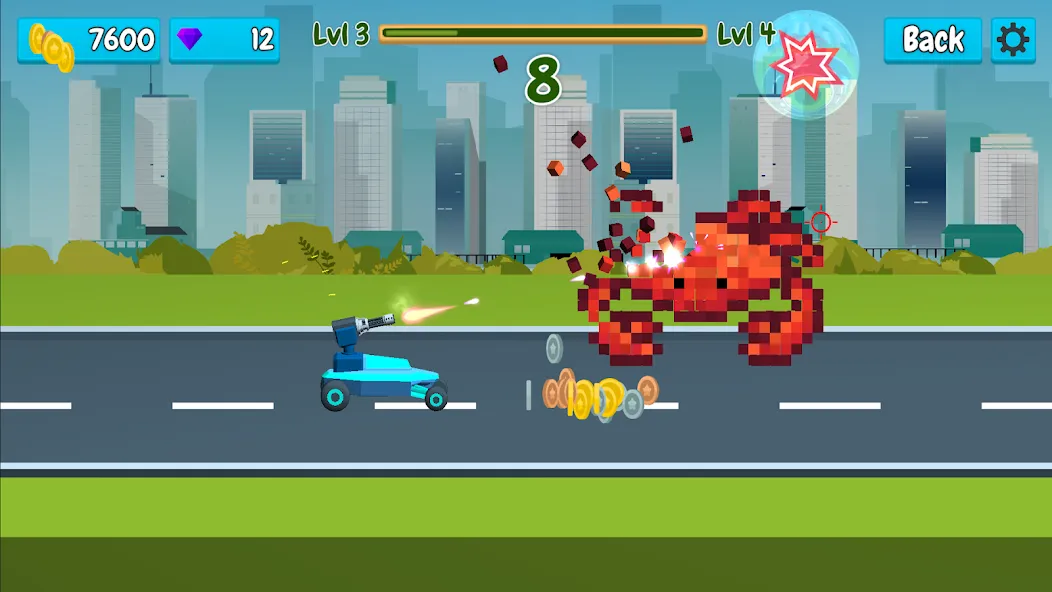 Rusher Crusher: Demolition! (Рашер Крашер) [МОД: Деньги, Монеты и Меню MOD] Screenshot 1