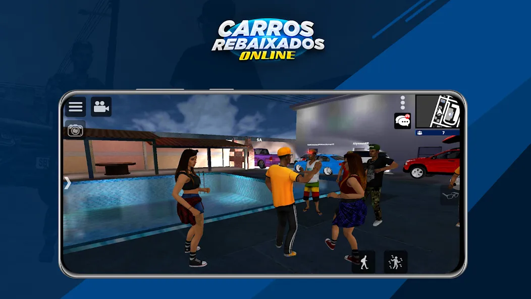 Carros Rebaixados Online (Каррос Ребайшадос Онлайн) [МОД: Деньги, Монеты и Меню MOD] Screenshot 3