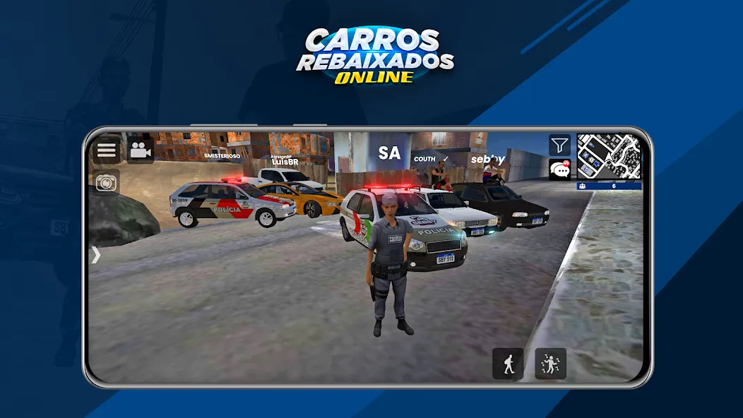 Carros Rebaixados Online (Каррос Ребайшадос Онлайн) [МОД: Деньги, Монеты и Меню MOD] Screenshot 5