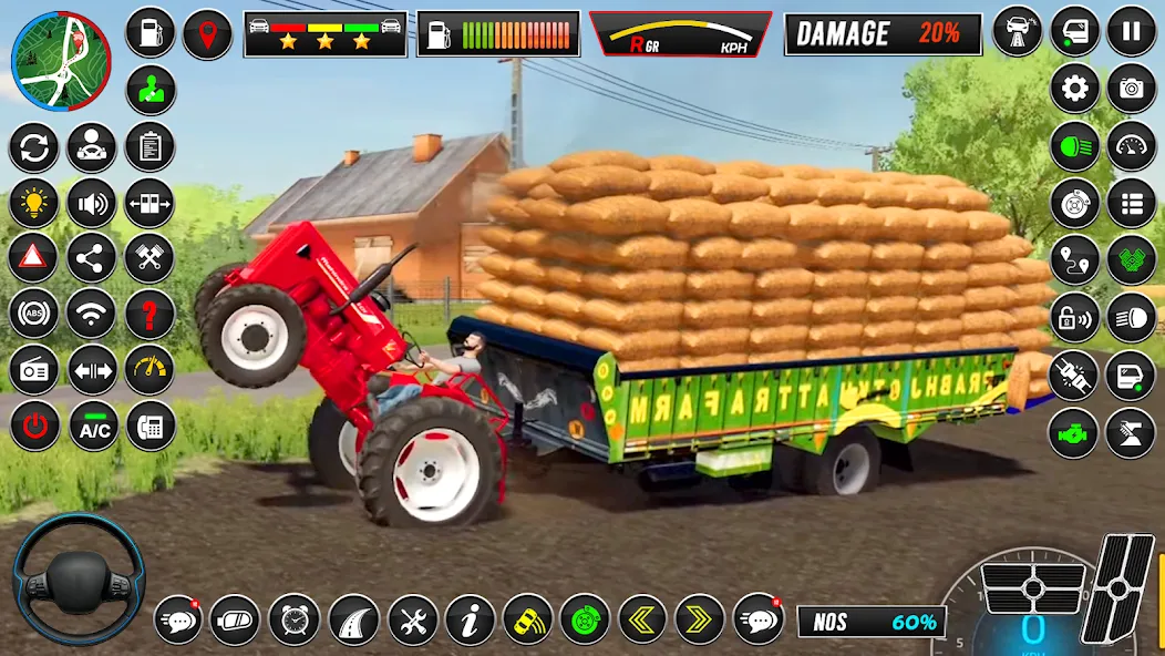 Indian Tractor Simulator Games [МОД: Много денег, Монет и Все открыто] Screenshot 2