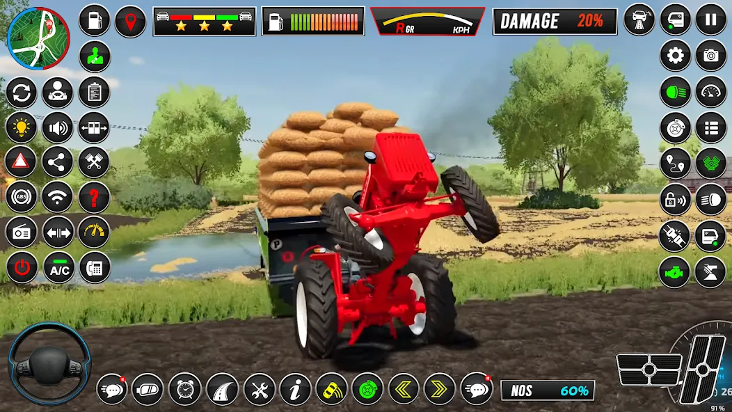 Indian Tractor Simulator Games [МОД: Много денег, Монет и Все открыто] Screenshot 4