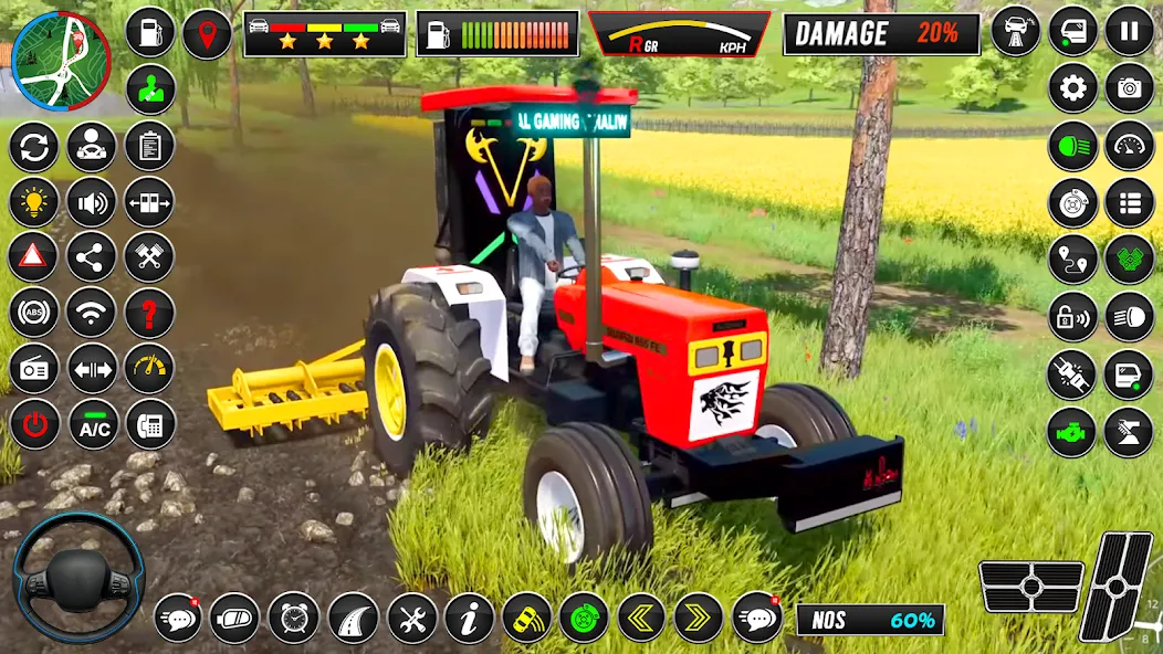 Indian Tractor Simulator Games [МОД: Много денег, Монет и Все открыто] Screenshot 5