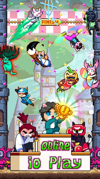 Cat Jump (Сэт Джамп) [МОД: Меню, Бесконечные монеты и Открытые уровни] Screenshot 3