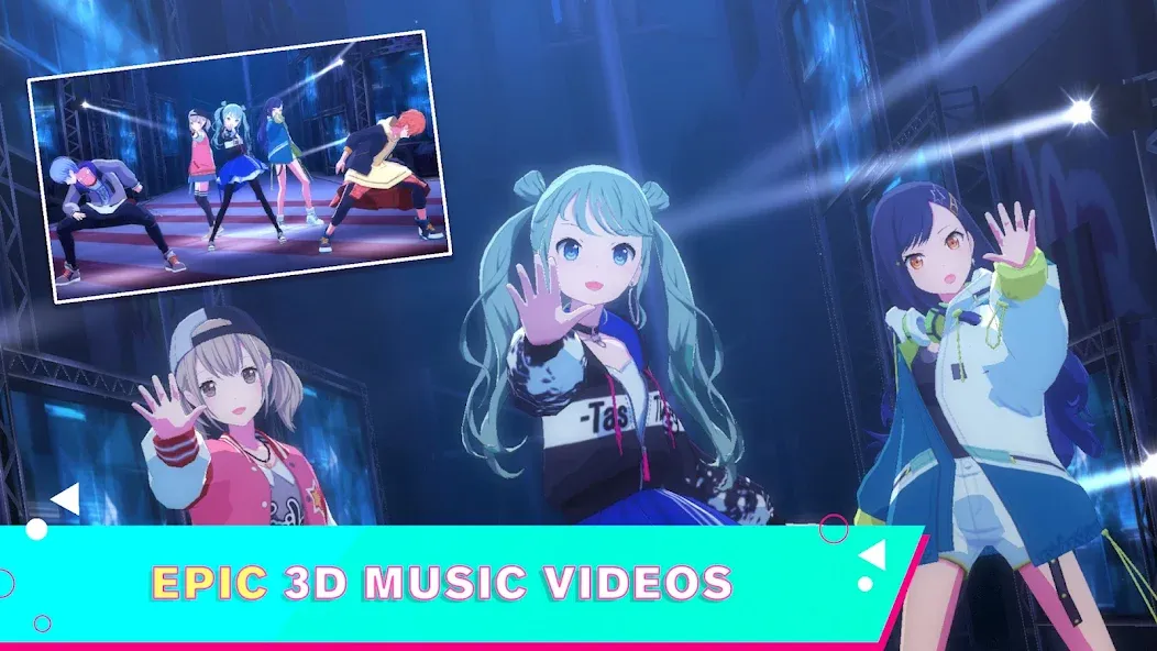 HATSUNE MIKU: COLORFUL STAGE! (Хацуне Мику) [МОД: Много денег, Монет и Все открыто] Screenshot 4