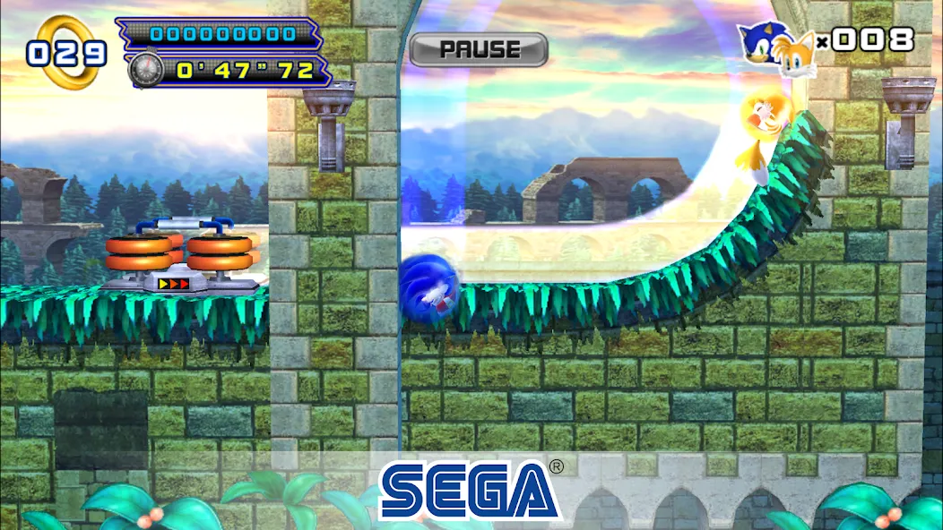 Sonic The Hedgehog 4 Ep. II [МОД: Меню, Бесконечные монеты и Открытые уровни] Screenshot 2